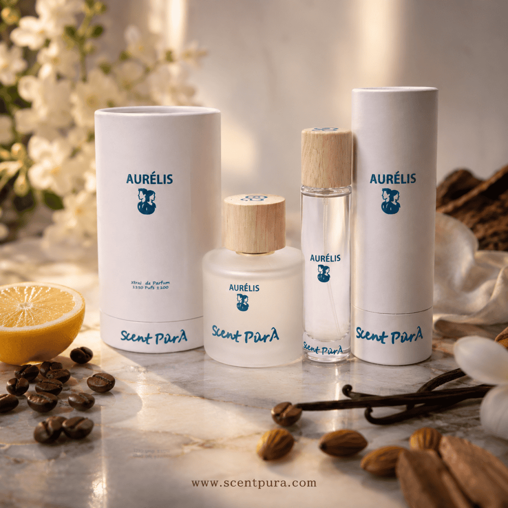 Aurélis extrait de parfum — gourmand coffee fragrance by Scent PûrÂ