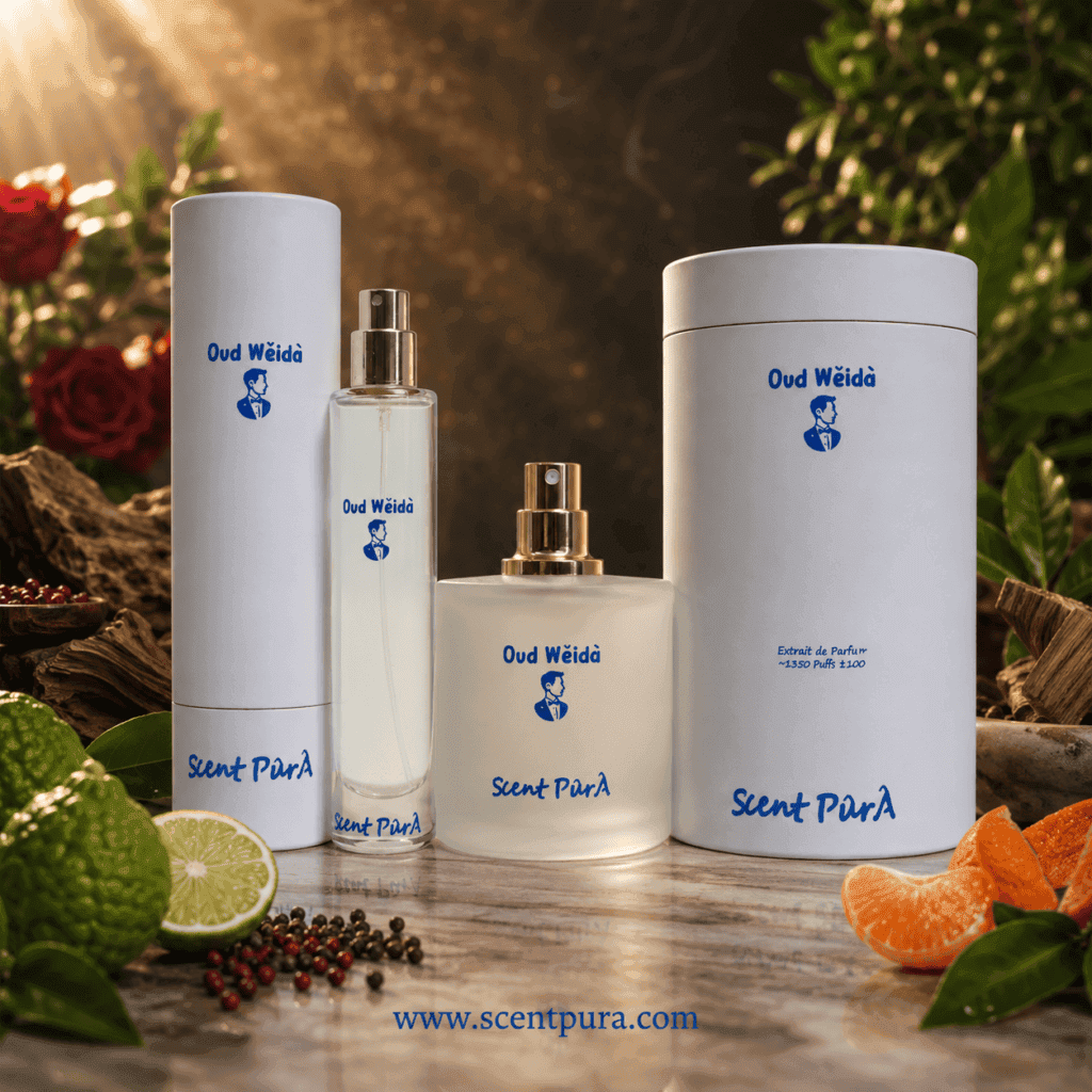 Oud Wěidà extrait de parfum — woody oud fragrance by Scent PûrÂ