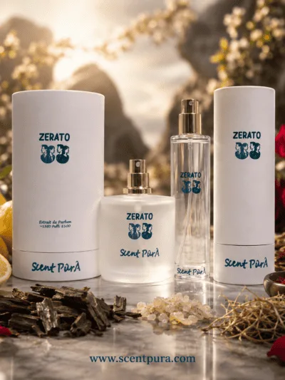 Zerato extrait de parfum — woody oud fragrance by Scent PûrÂ