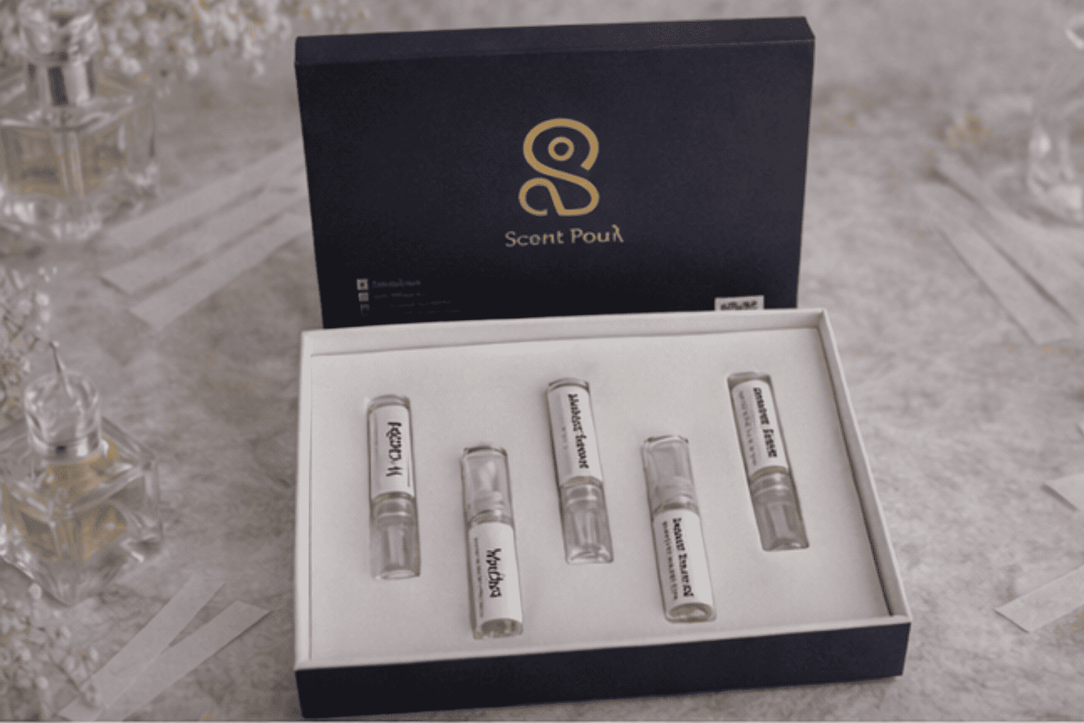 Oud Wěidà, Safaros & More Premium Perfumes — perfume tester box from Scent PûrÂ